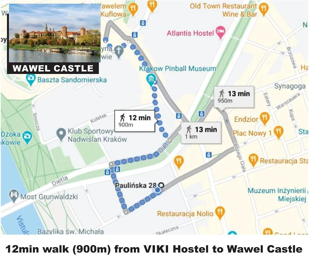 Hostel Viki Kazimierz Krakov 0*,
